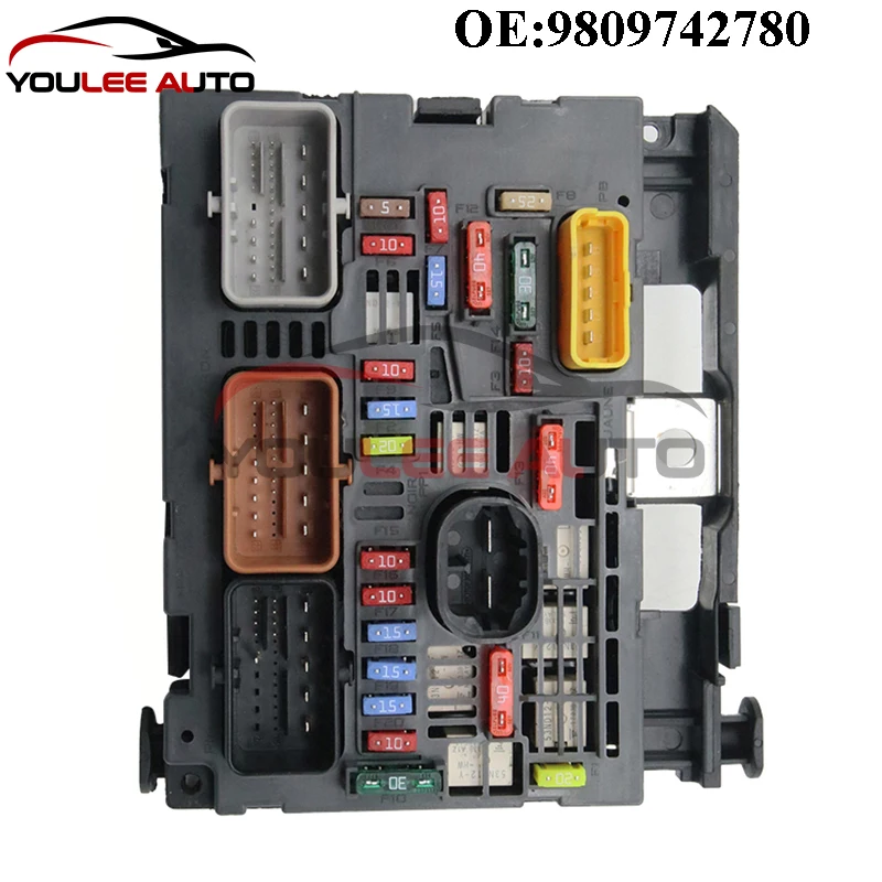 Nuovo 9809742780 9664705980 9675877980 Gruppo Scatola Fusibili Bsm R02 = R19 Per Peugeot 3008 407 Citroen C5 C4 Ricambi Auto Piccaso