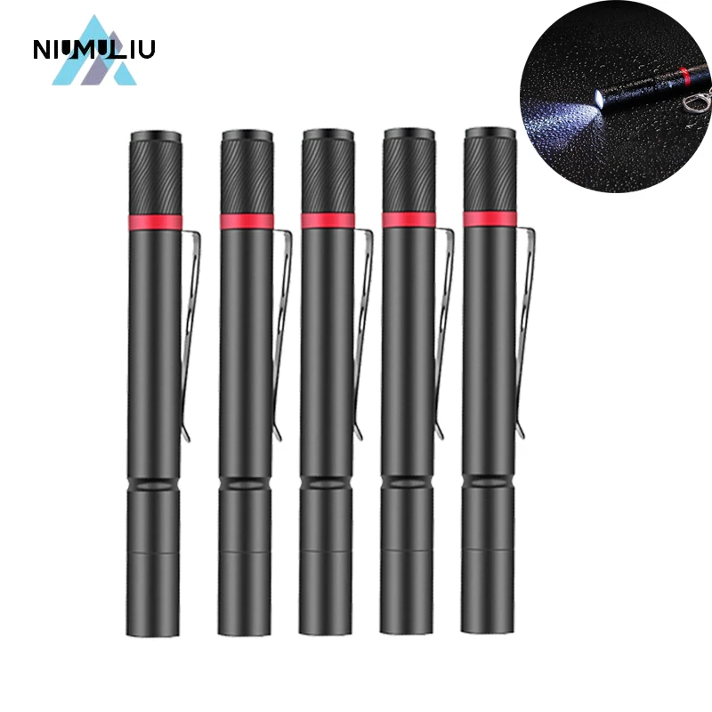 

C3 5Pcs Portable Led Flashlight Camping Outdoor Premium XPE Lamp Waterproof olight Pen Light For Emergency ultra powerful Light