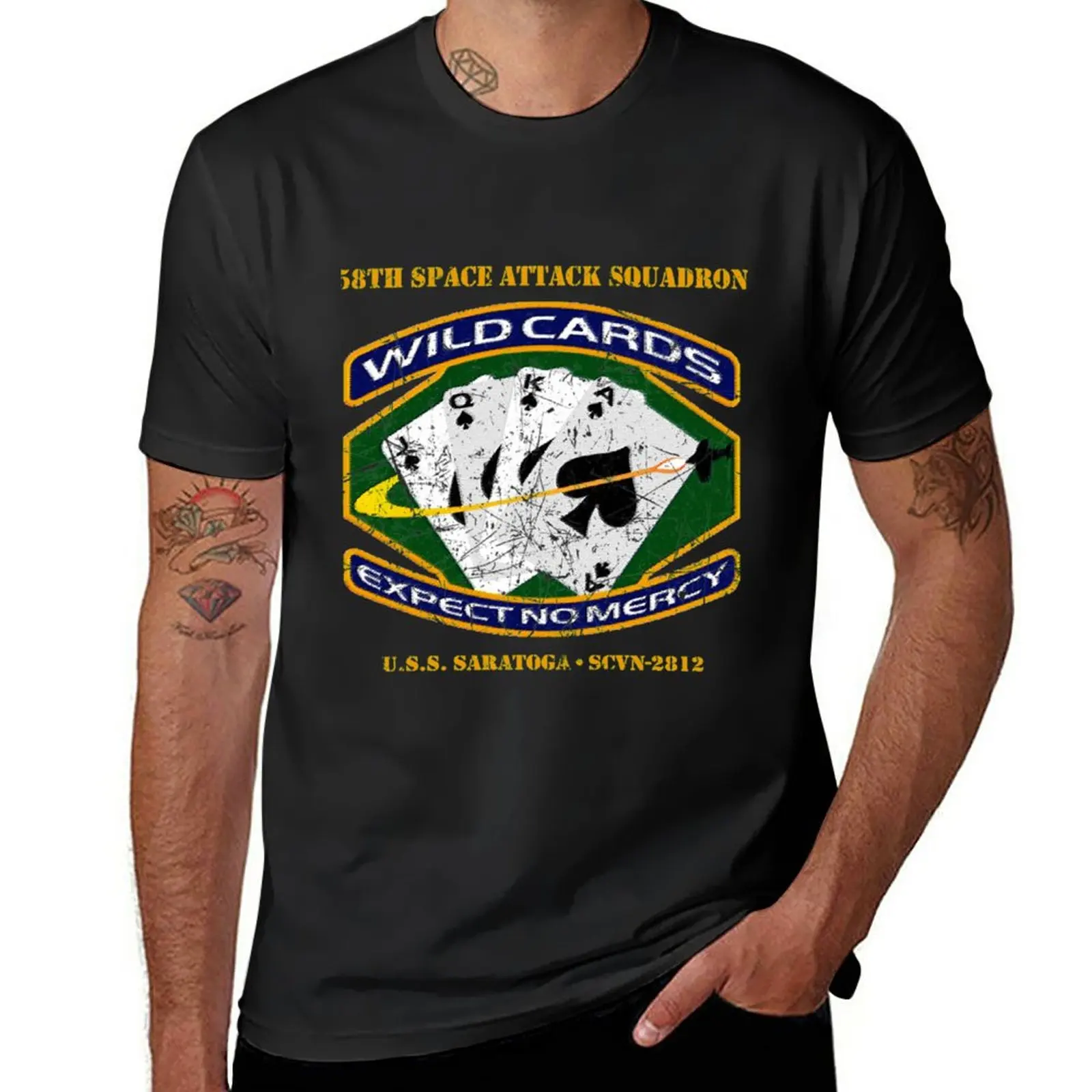 

New Space Above And Beyond T-ShirtSAAB Wildcards Distressed T-Shirt Tee shirt graphic t shirt mens graphic t-shirts funny