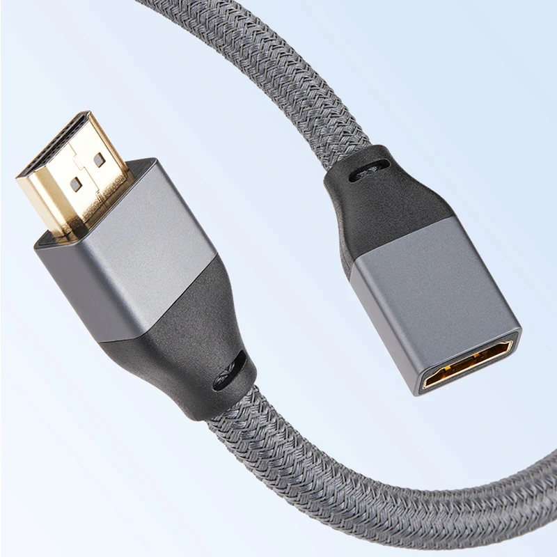 HDMI cable 2.1 extension cord 3.3Ft male to female adapter for HDTV monitor projector
