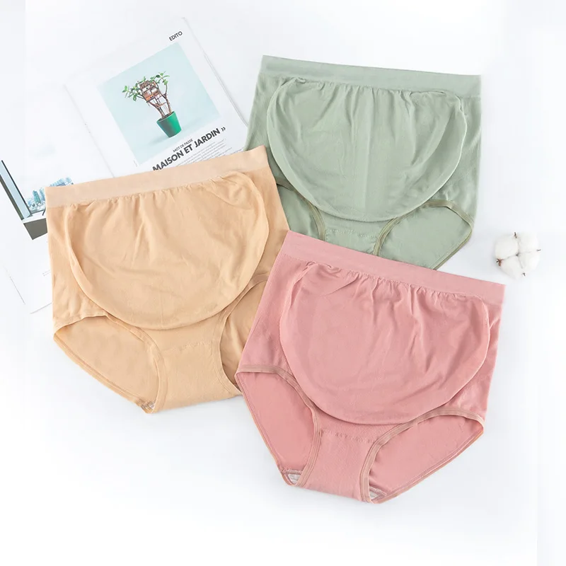 3PCS/set females Maternity Panties Women’s High Waist Full Belly support Panties Comfortable Breathable Pregnancy Panties L-XL Baby & Maternity