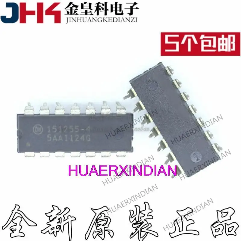 

10 шт. новый оригинальный 151255-4 DIP-14 151255