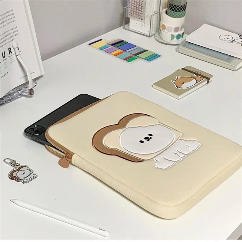 dos Desenhos Animados do Portátil Bolsas com Zíper para o Ipad Macbook hp Bolsa de Proteção da Tabela do Case Bonito da Luva do Portátil 11 12 Polegada 14 15. 13.6 - Imagem 5