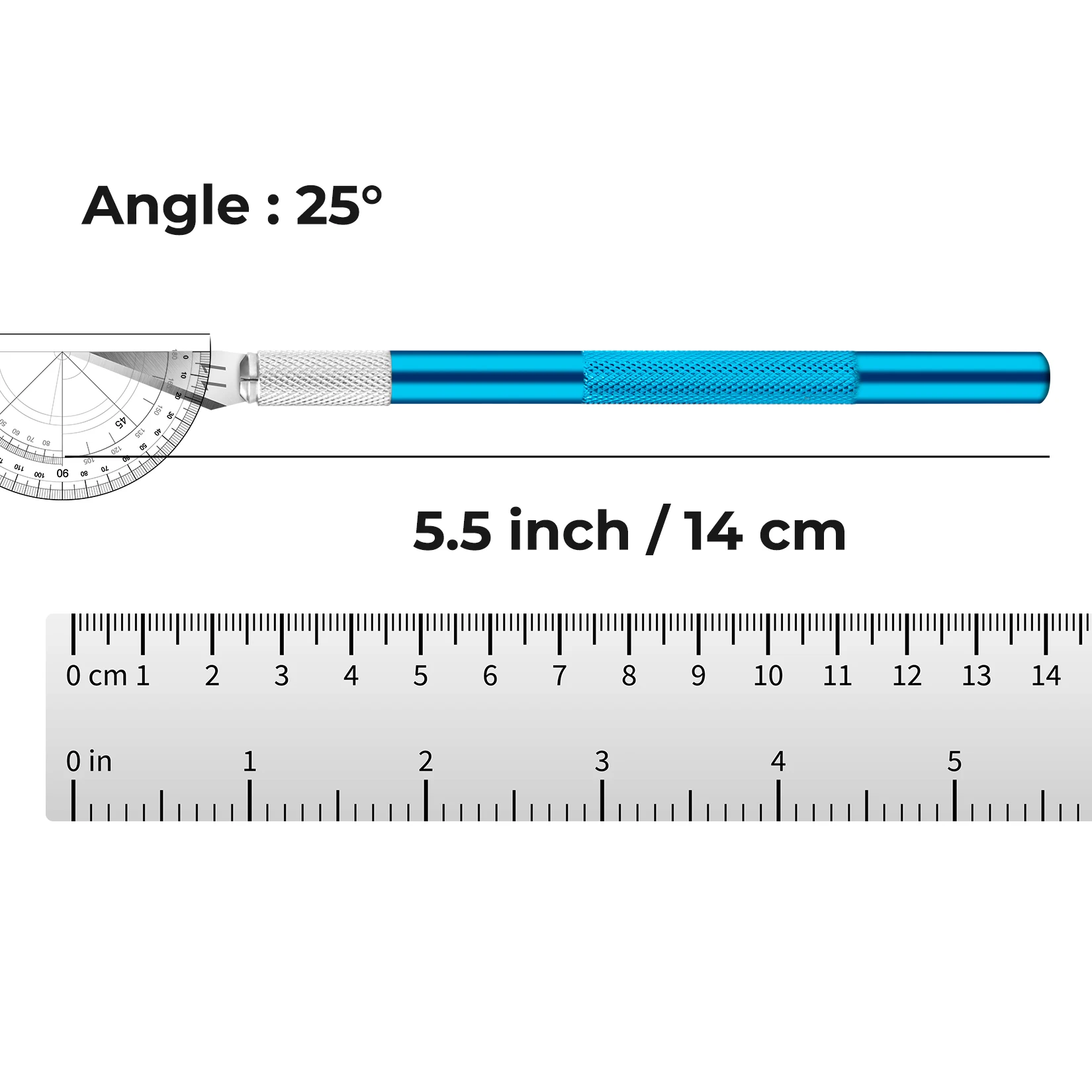 1PC Craft Knife with 9PCS Exacto Knife Blades Refills (#11, 16, 17), Exacto Knife and Extra Blades for Beginners 2