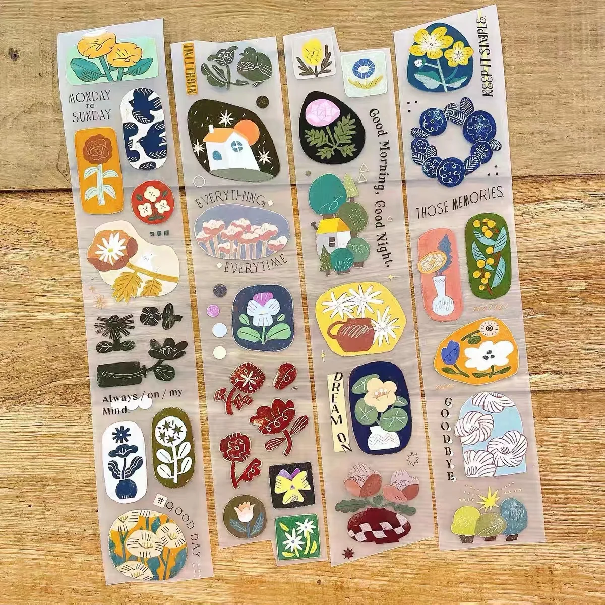 

Vintage Ours Retro Floral Washi PET Tape for Card Making DIY Scrapbooking Plan Decorative Sticker