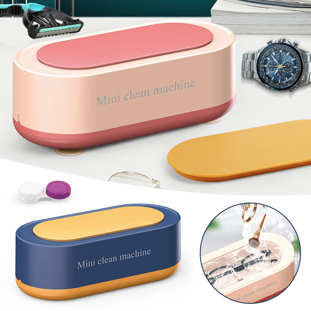 Pulitore Ad Ultrasuoni Professionale Portatile Mini Detergente Per Gioielli Piccola Macchina Per La Pulizia Ad Ultrasuoni Per Collane Con Anelli Per O