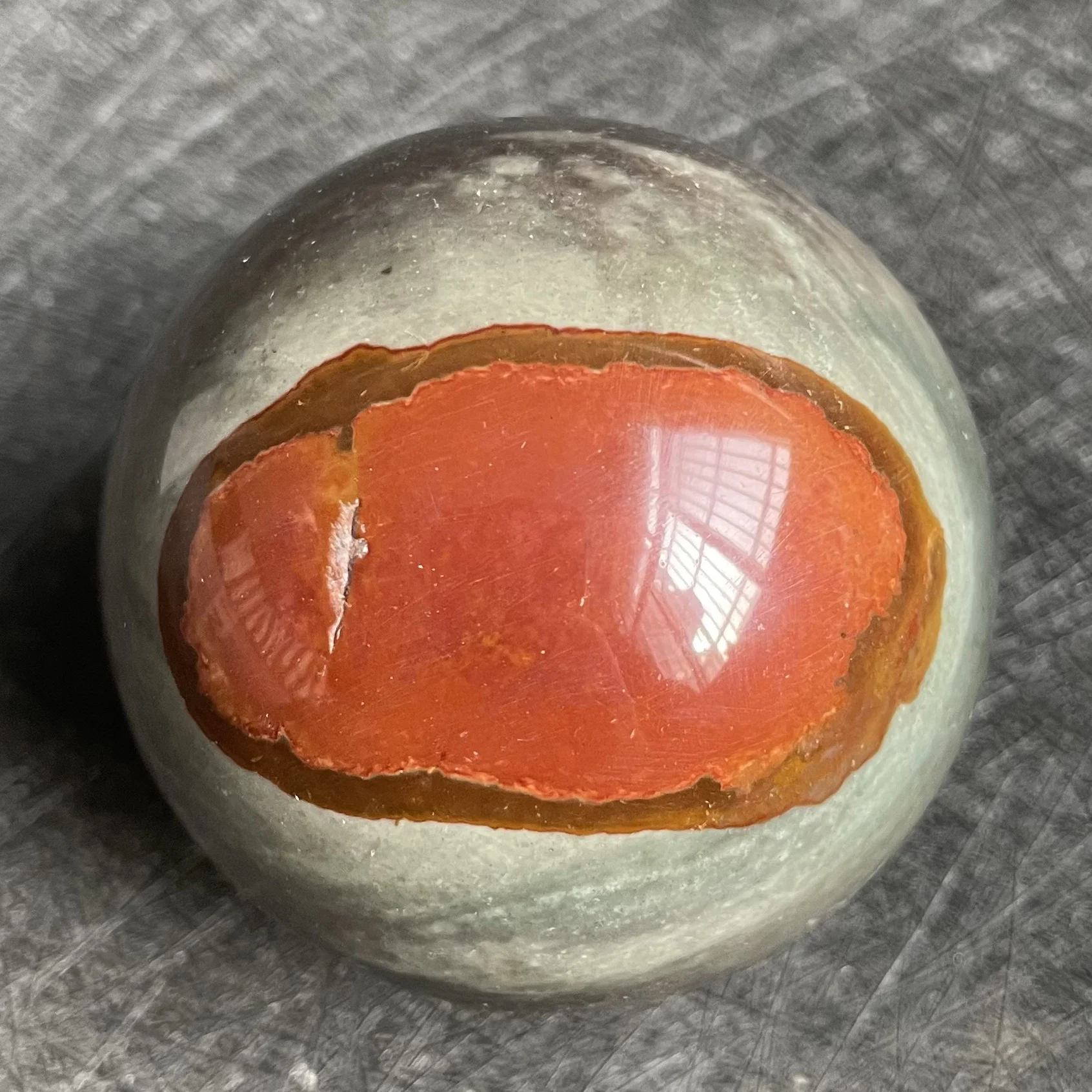 

189g Natural Crystal Ball Ocean Jasper Sphere Rock Decoration Rough Polished Quartz Stone Healing