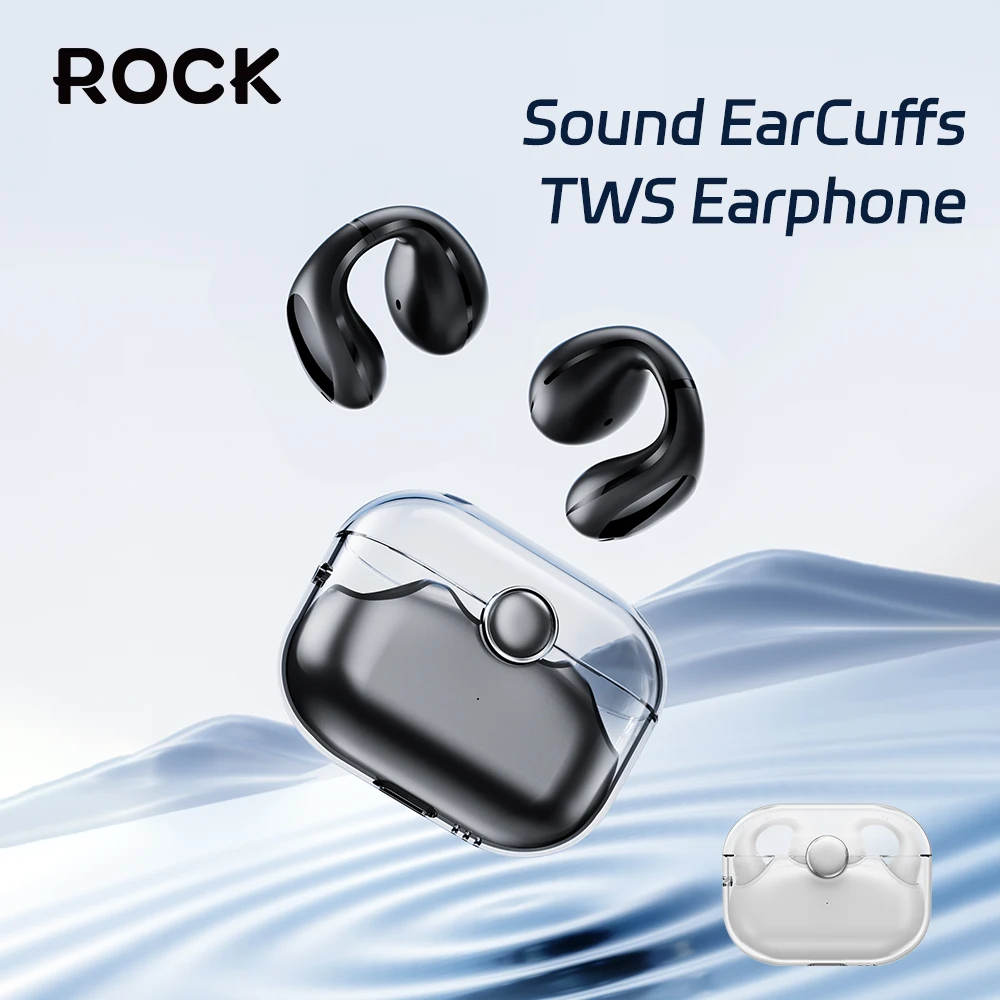 

Bluetooth-наушники ROCK с костной проводимостью, TWS, водонепроницаемые, с сенсорным управлением