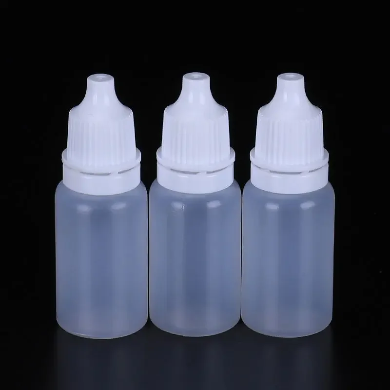 눈 액체 점 적기 리필용 병 빈 플라스틱 짤 수 있는 여행 페인트, 100 개, 3ML/5ML/10ML/15ML/20ML/30ML/50ML, 도매