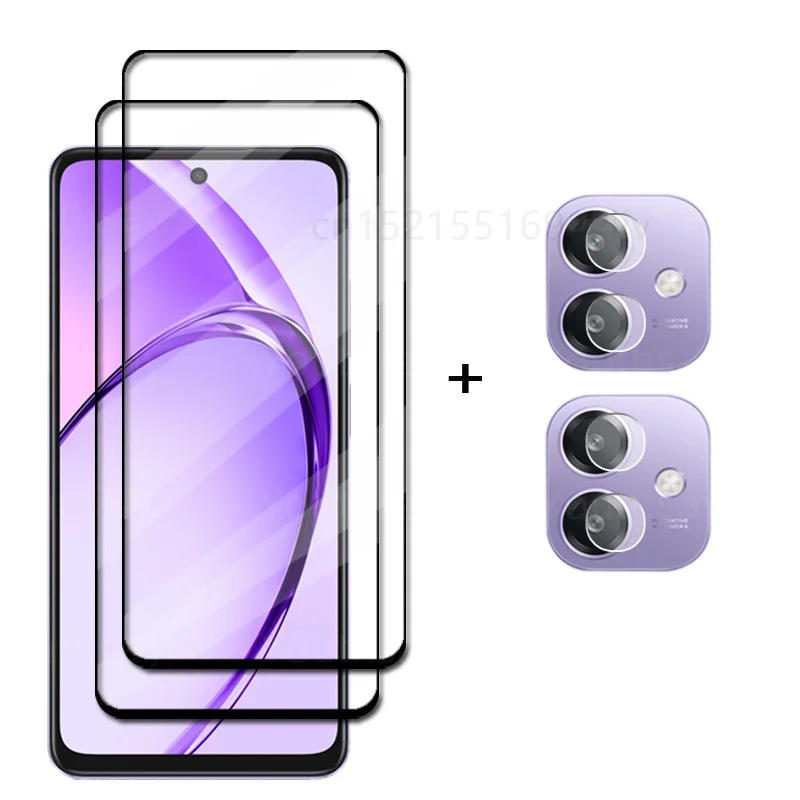 Premium Full Cover Tempered Glass Screen & Camera Protector
