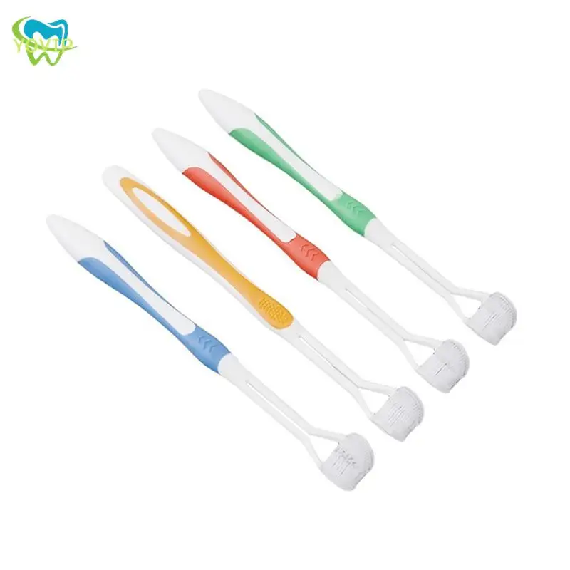 Soft Toothbrush Three Sided Soft Bristle Adult