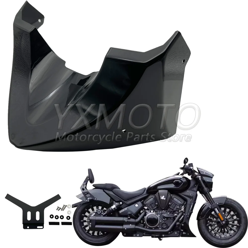 

Suitable for BENDA Black Flag 500 injection shroud exhaust pipe protective cover ABS material modification accessories