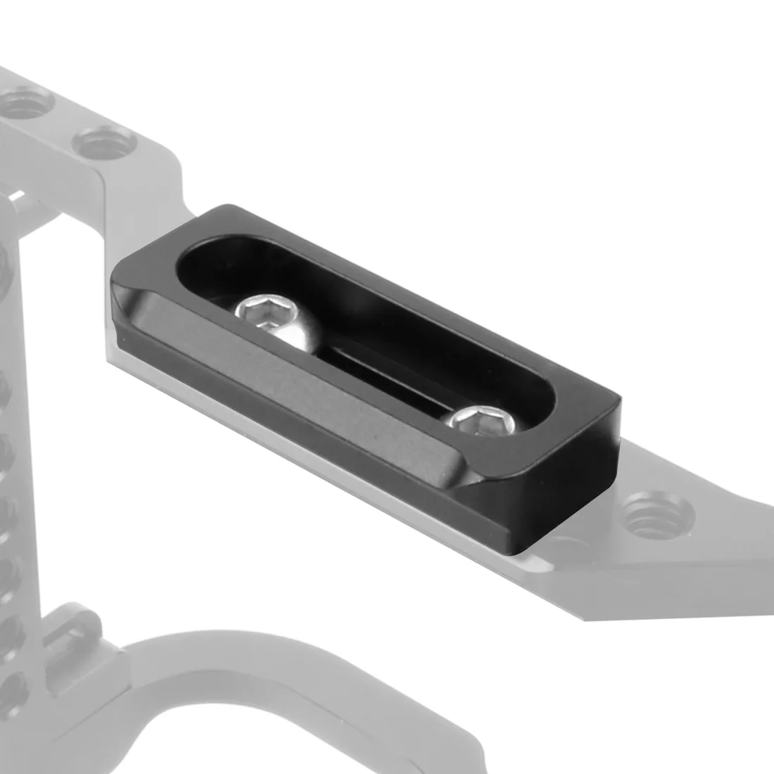 Quick Release Safety Rail Rig NATO Rail 3/8" Inch Mount Anti-Off Top Handle Clamp Slider Adapter DSLR Camera Cage Rig Extension