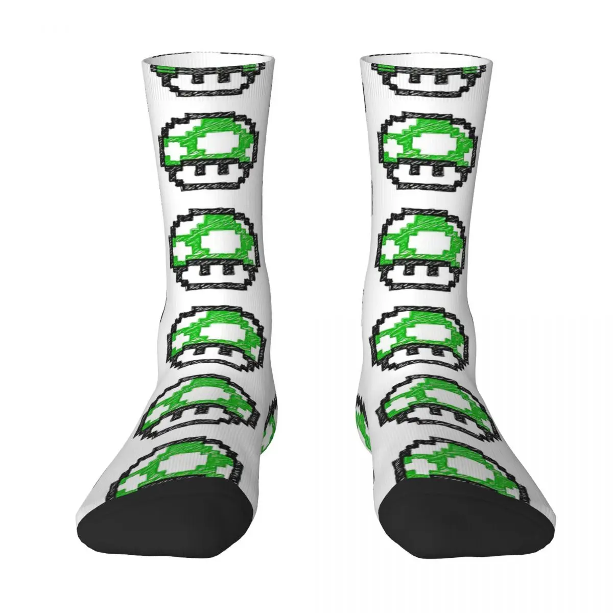 

Mushroom Live !! Retrogaming Adult Socks Unisex socks,men Socks women Socks
