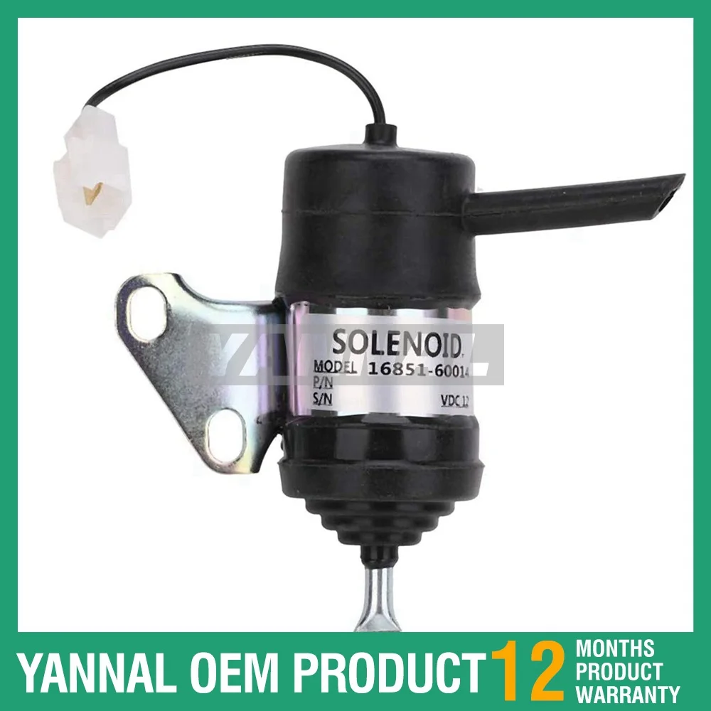 

Stop fuel shut off Solenoid For Kubota Mower TG1860 TG1860A TG1860B D722 Engine