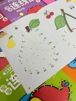 Libro di Disegno e Colorazione Passo dopo Passo per Bambini 2-6 Anni, Set da 8 Pezzi, Quaderno di Pittura per Educazione Precoce Prescolare