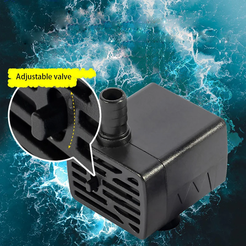 2IN1 USB 5V Mini Pond Fog Machine with 4 LED Lights Ultrasonic Atomizer Mist Maker for Indoor Water Fountain Rockery Fishtank