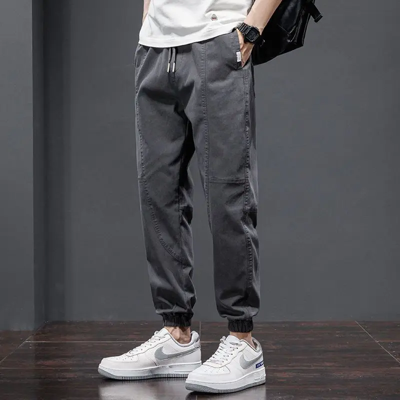 

Stretch Jeans Men's Spring and Summer 2023 Fashion Loose Thin Casual Pants Harem Denim Korean Hip Hop Sweatpants Male Trousers
