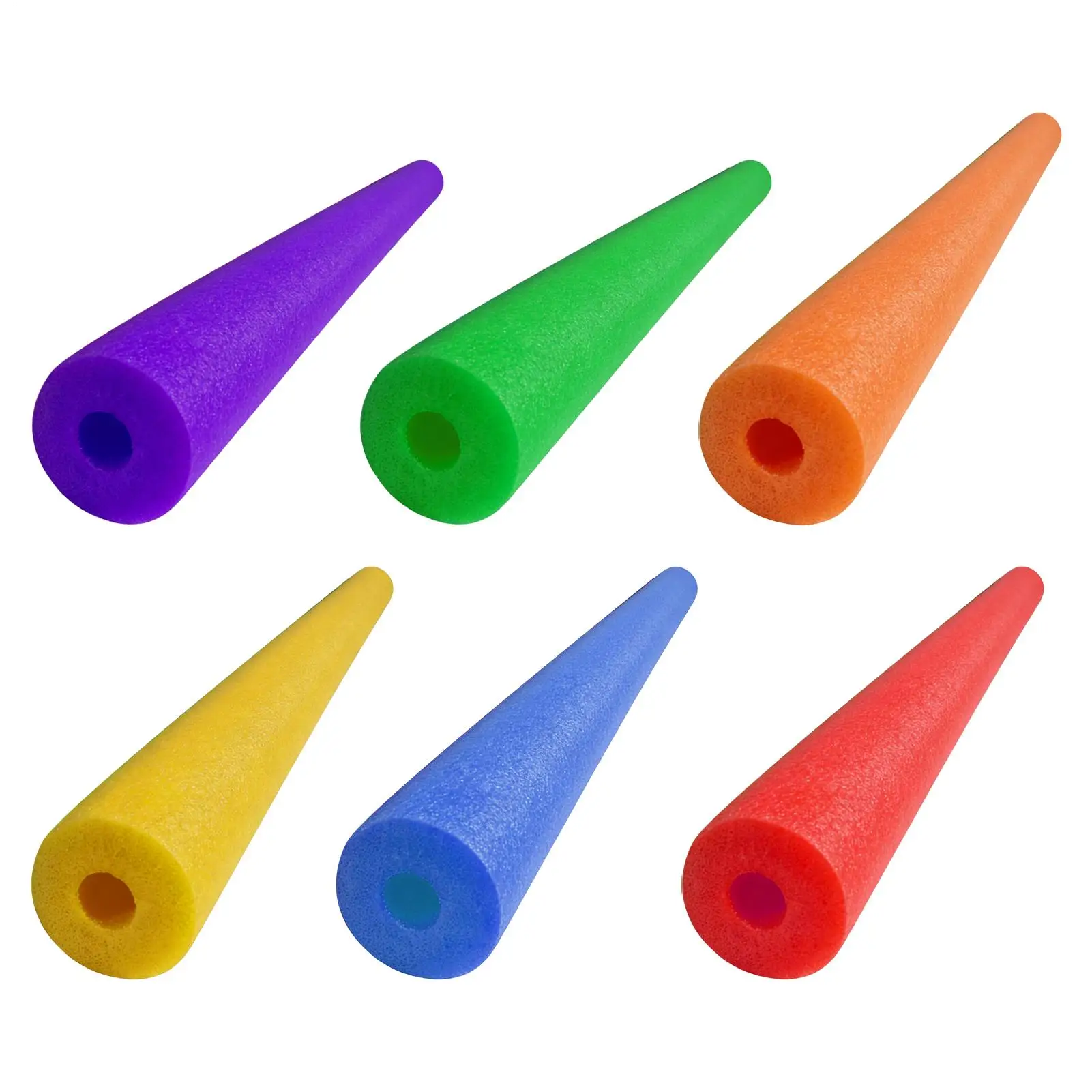 Hollow 6*120 Cm Pool Foam Sticks Water Buoyancy Game Stick Learning Swimming Stick Flotation Training Equipment Sports Aids
