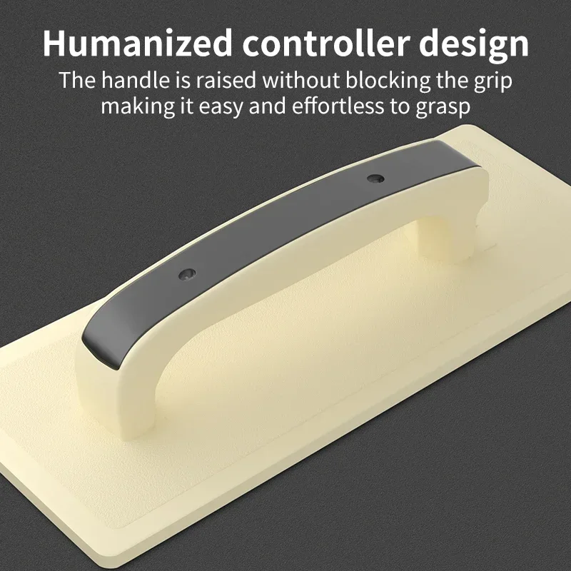 Large Tempered Flat Board Cement Trowel Washboard Gray Trowel Plastic Trowelfor Mason Tools Repairing Tools Flat Board