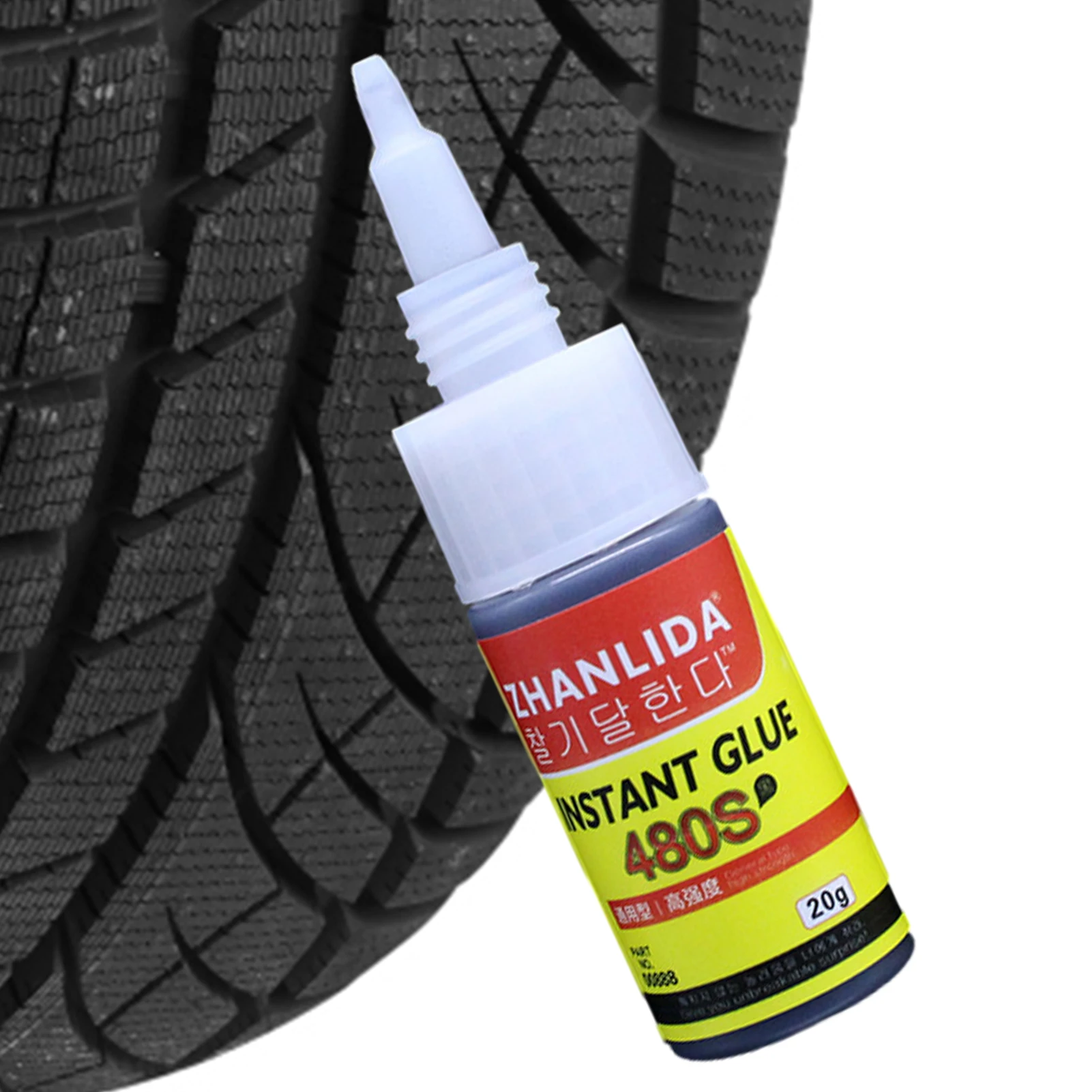 Waterproof Car Tire Glu Rubber Toughened Adhesive Glue 480s Instant