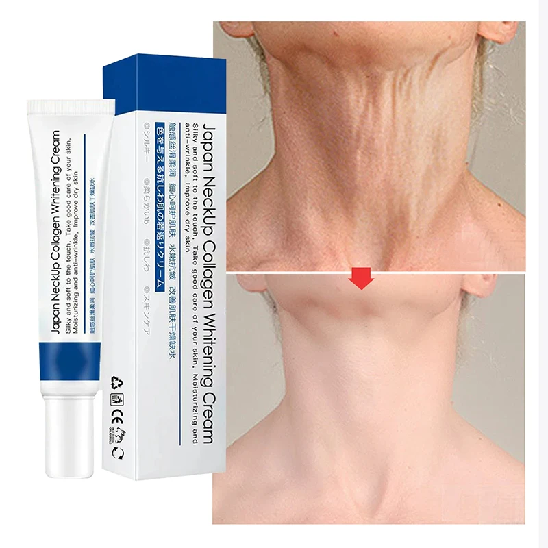 Collagen Neck Lines Protein Cream Eliminate Neck Fine Lines Anti-ageing Lift Rejuvenation Nourish Eliminate Double Chin SkinCare