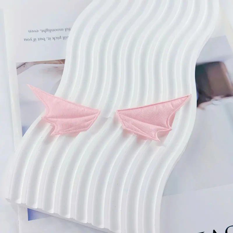 20 Paar doppelseitige, mit Engelsflügeln gepolsterte Applikationen für DIY-Haarspangen, Stirnbänder, Kleidung, Schuhe, Taschen und Puppendekorationsaufnäher – Detail 10