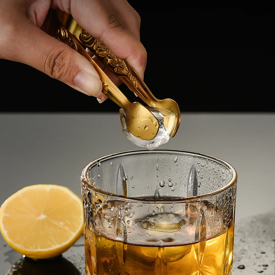 DECHOUS Clip Eleganti A Forma Di Rosa - Set Da 2 Pinze In Acciaio Inox Per Ghiaccio E Cocktail - Foto 12