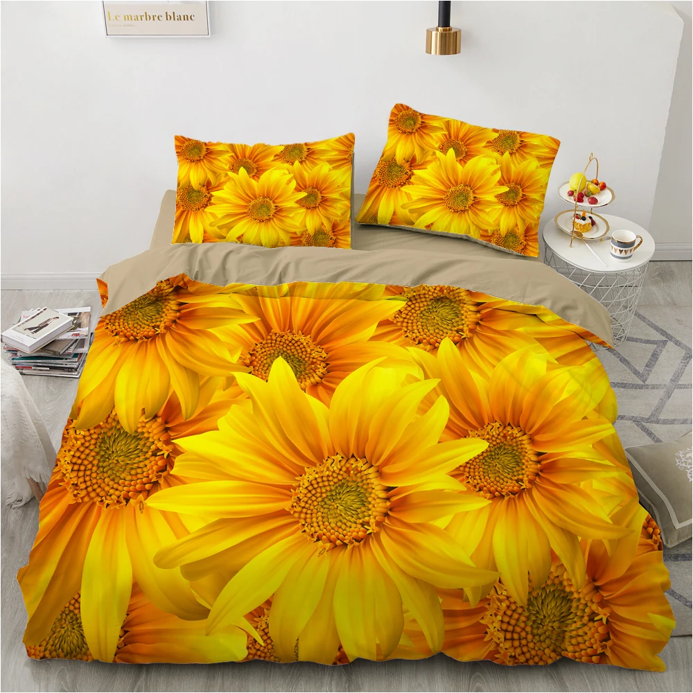 3D Flower Flute 135 Bed Pillowcases Quilt
