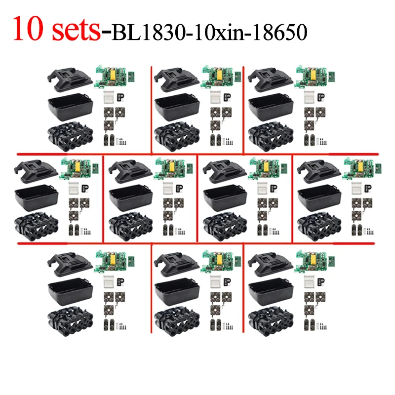 5 STKS Li-Ion Lithium Batterij BMS PCB Opladen Bescherming Board 18 V Power Tool voor Makita BL1830 BL1815 BL1860 LXT400 BL1850