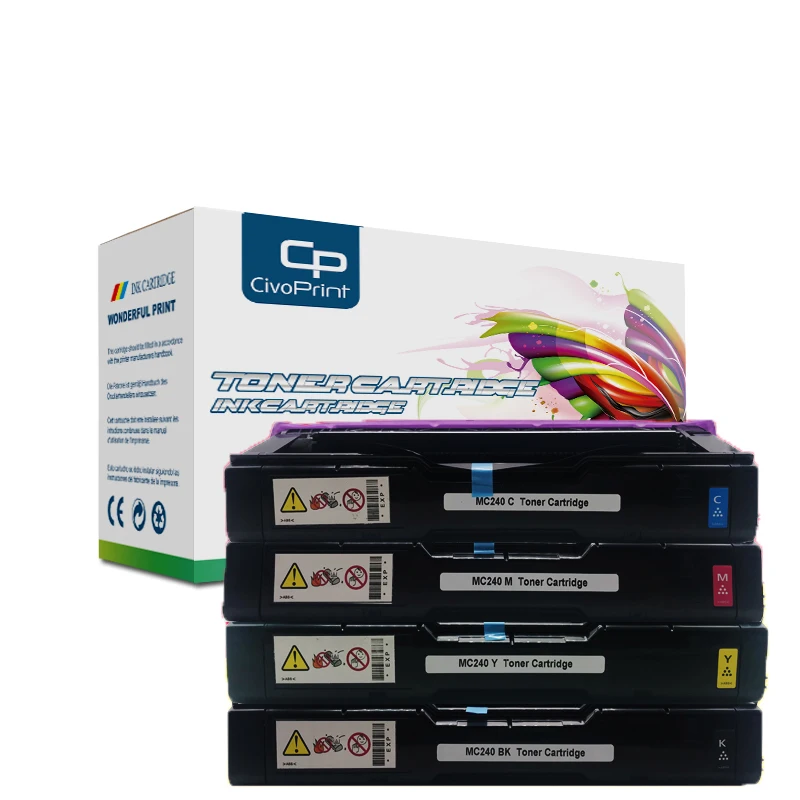 

Civoprint compatible Ricoh MC240 toner cartridge for MC240FW PC200W color printer without chip