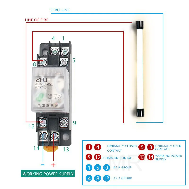1Set High-quality 12V 24V DC 110V 220V AC Coil Power Relay LY2NJ DPDT 8 Pin HH62P  JQX-13F With Socket Base - AliExpress