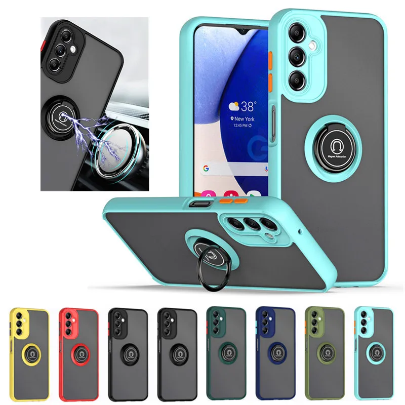 Durable Armor Case with Ring Stand Holder and Grip