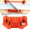 Mitre Box Wood Saw Mitre Box Saw Mitre Box Plastic Mitre Box Pruning Saw Wood Cutting Hand Saw Hardware Tool 14inch with Clamp 2