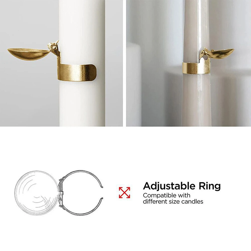 Spegnitoio Per Candela Vintage In Metallo, Oro – Estintore Per Candele Con Manico Lungo E Intagli Nobili. Dipinto A Mano, Antiscivolo. Metodo Sicuro Ed Elegante Per Spegnere Le Fiamme Senza Schizzi Di Cera. Accessorio Decorativo Per Candele, Idea Regalo Unica.