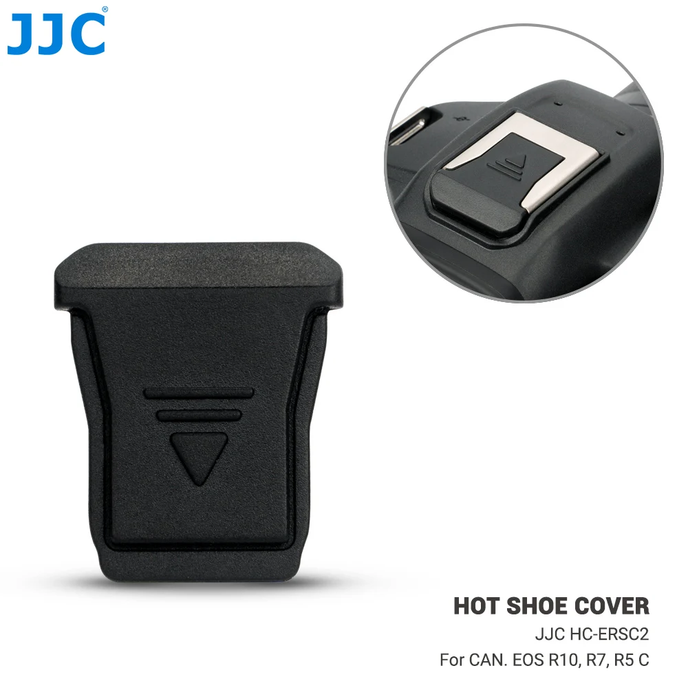 JJC 2PCS R8 R50 핫슈 커버 Canon R5 Mark II R8 R50 R10 R7 R5C R3 카메라 DSLR 액세서리 Canon ER-SC2 교체