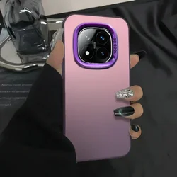 Luxury Gradient Color PC Cover Bumper Coque Capa Case - Redmi Note14Pro 4G (Purple)