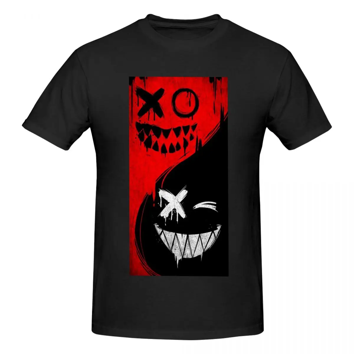 

Monster Face 13 Men's tight fitting sports T-shirt,cosy,Oversized T shirt