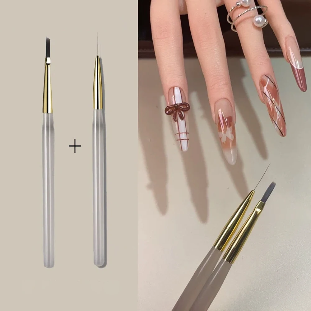 Professionell nagelpensel för tartanlinjer och detaljmålning_voghion.com