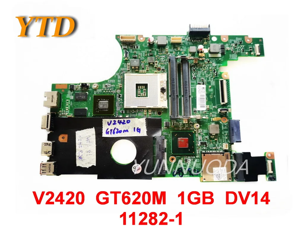 

Оригинальная материнская плата для ноутбука DELL V2420 V2420 GT620M 1 ГБ DV14 11282-1 протестирована хорошая бесплатная доставка