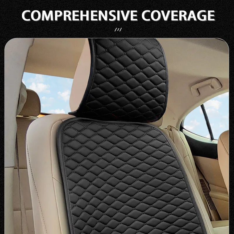 Auto Sitz Abdeckung Vorne Hinten PVC Leder Sitz Schützen Rückenlehne  Automobil Sitzkissen Protector Pad Auto Abdeckungen Matte Universal Größe