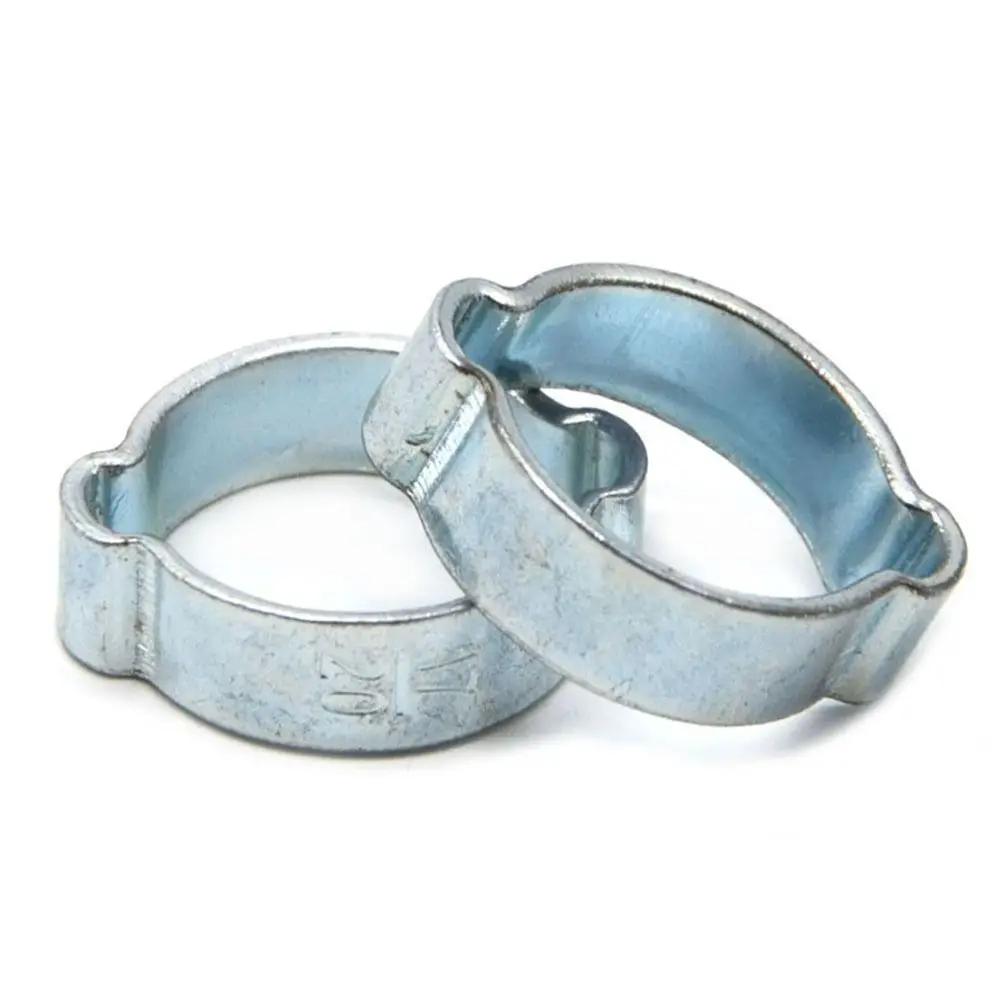 Zinc Plated Hose Clamp Assortment Kit for Fuel Water Pipe