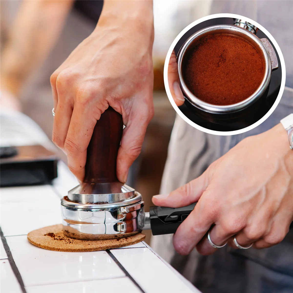 51MM Coffee Machine Parts Household Coffee Machine Portafilter for KF6001 KF7001 KF8001 KF5002 KF500S CM4621 CM4216 coffee machine adapter parts coffee powder handle