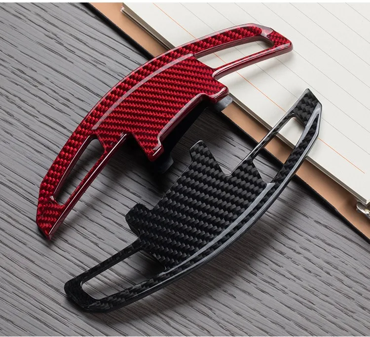 Carbon Fiber Paddle Shift For Golf 7 MK7 T-carbon Shift Paddles Replacement Type Car Steering Wheel Paddle Shifter