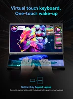 UStation Δ / Delta Plus Stacked Monitor Touchscreen Laptop Dual Screen Folding 18.5" W/ USB C Mini HDMI For PC Mac Phone Display - Image 6