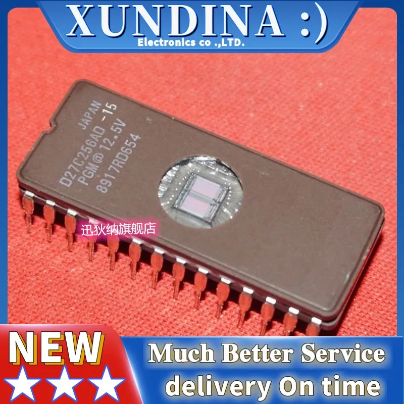 

10PCS/LOT D27C256AD-15 DIP28 new and original IC