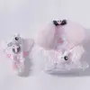 Novelty Jirai Kei Women's Cute Gas Cigarette Lighter Refillable Pink Black Bunny Wings  Smoking Lighter Cigarette Pack Set 5