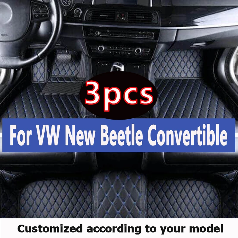 Tappetini Auto Per Vw Volkswagen New Beetle Convertible 1998 ~ 2011 Tappeto Impermeabile Tapetes Para Automovil Tappetini Auto Accessori Auto
