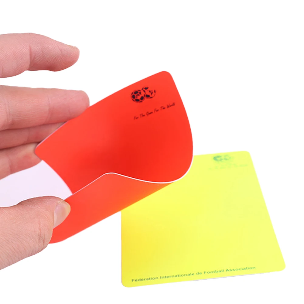Referee Essentials Set: Whistle, Scorebook, Pencil, Red & Yellow Warning Cards