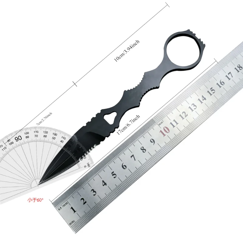 Knife SOCP Point BM 176 Kydex Sheath Half Serrated Blade Bushcraft Mini Pocket Survival Camping EDC Tool